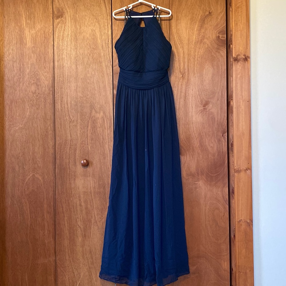 Navy bridesmaids dress